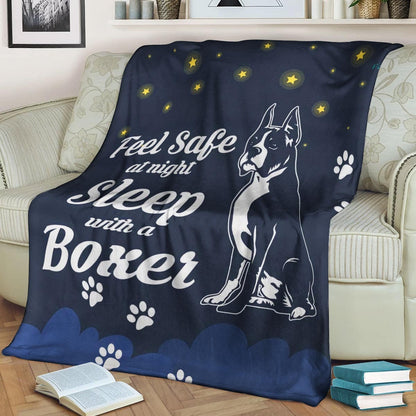 Boxer CL150804MD Sherpa Fleece Blanket