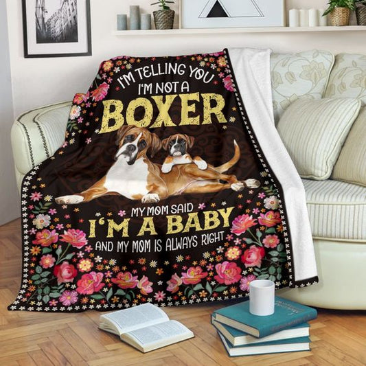 Boxer CLA0810069F Sherpa Fleece Blanket