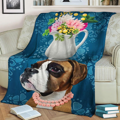 Boxer DP160812F Sherpa Fleece Blanket