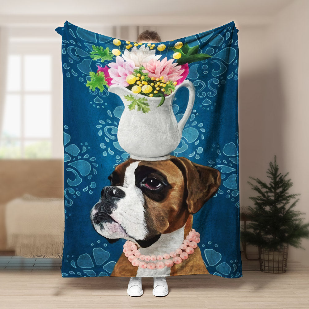 Boxer DP160812F Sherpa Fleece Blanket