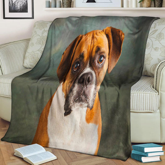 Boxer HN170905F Sherpa Fleece Blanket