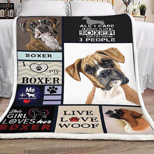 Boxer TL1110013TT Sherpa Fleece Blanket