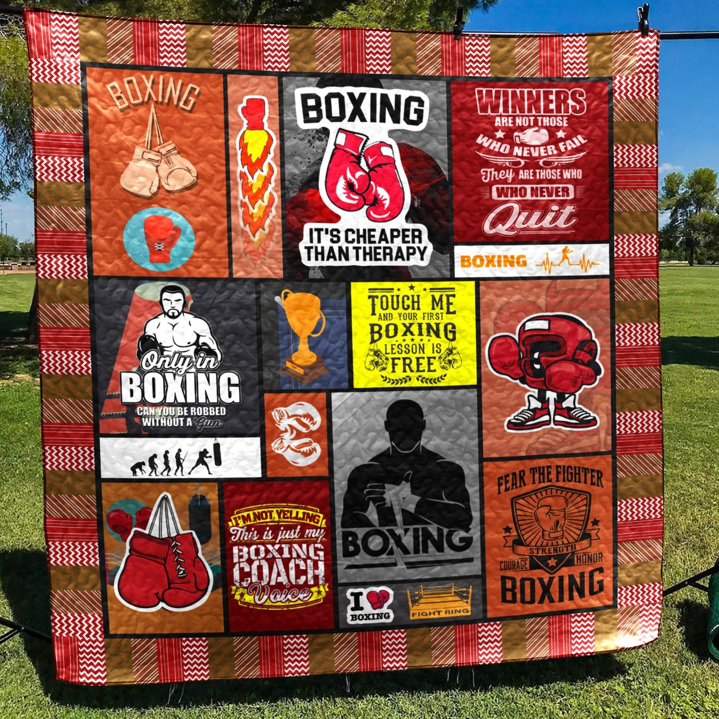 Boxing YH3110381 Quilt Blanket