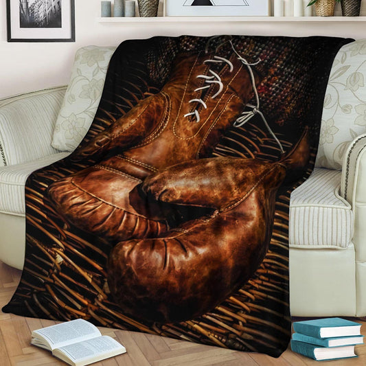 Boxing TN290811TT Sherpa Fleece Blanket