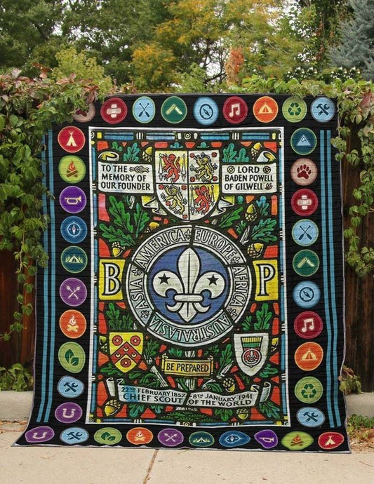 Boy Scout Memory CLA31100015Q Quilt Blanket