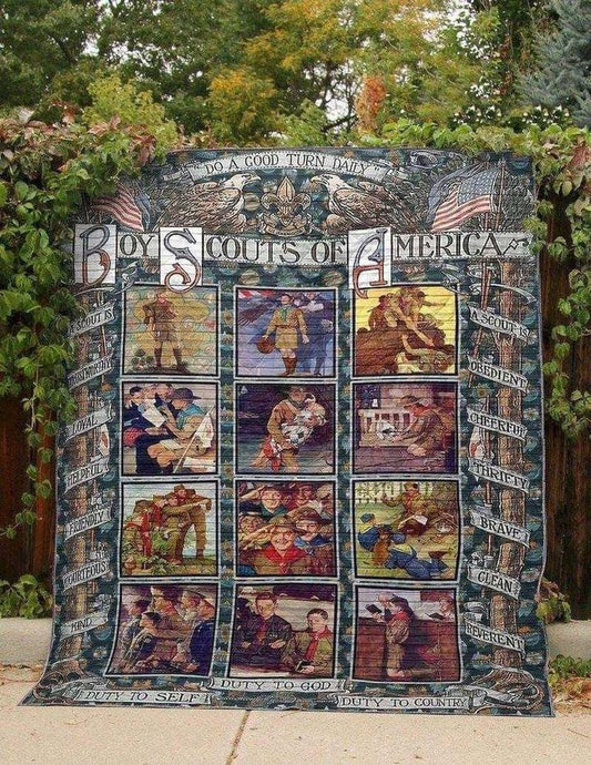 Boy Scouts Do A Good Turn Daily CLT140608 Quilt Blanket