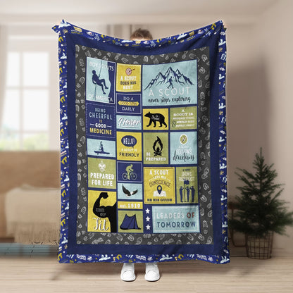 Boy Scouts TN0809026TT Sherpa Fleece Blanket
