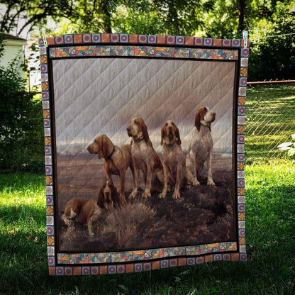 Bracco Italiano Friend CL09100067MDQ Quilt Blanket