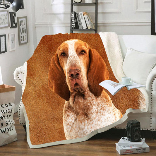 Bracco Italiano CLM3110066S Sherpa Fleece Blanket