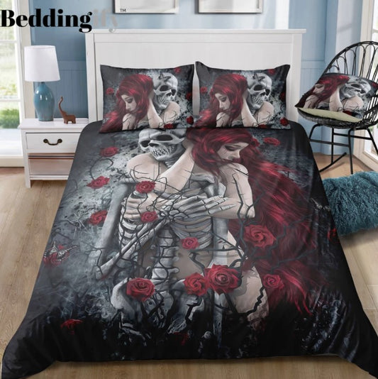 Bram Couple Skull CLH1410048B Bedding Sets
