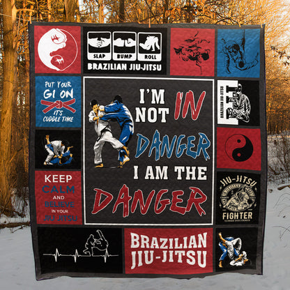 Brazilian Jiu-Jitsu CL15100062MDQ Quilt Blanket