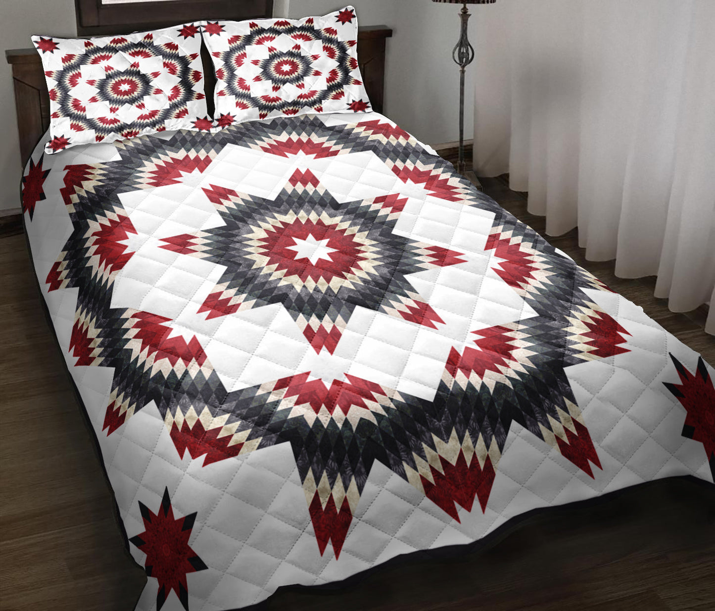 Native American Broken Star Quilt Bedding Set MT230509D