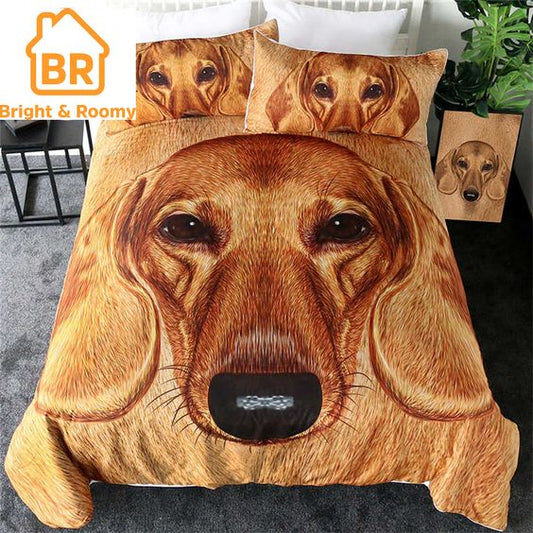 Brown Dachshund CLM2709032T Bedding Sets