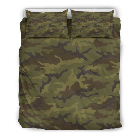 Brown Green Camouflage CL16100184MDB Bedding Sets
