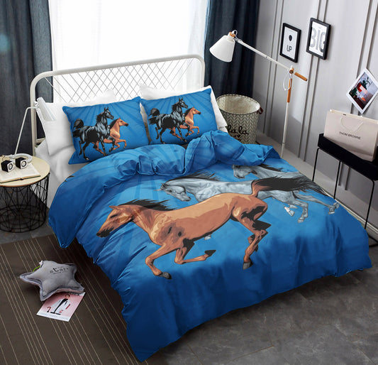 Brown Horses CLA19100500B Bedding Sets