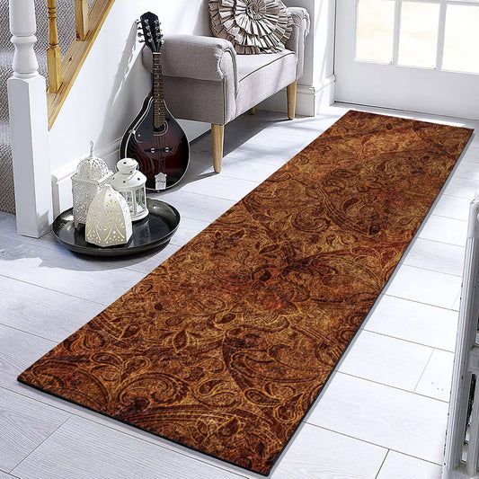 Brown Mandala DN2111075RU Runner Rug