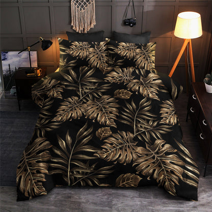 Brown Tropical Palm Leaves CLA19100553B Bedding Sets