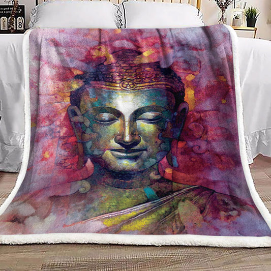 Buddha NP0211028F Sherpa Fleece Blanket