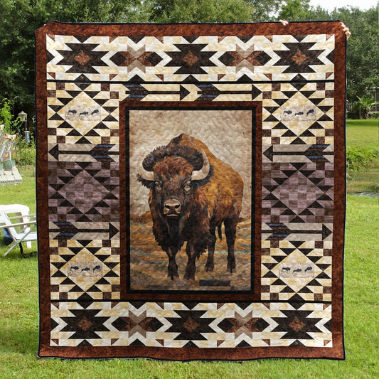 Buffalo Yellowstone National Park Art Quilt TL100602Y