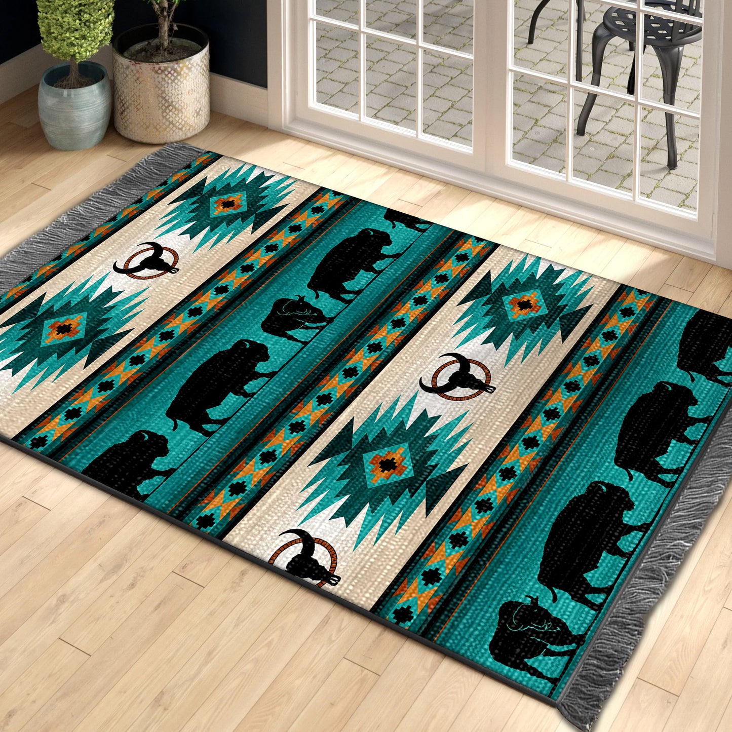 Buffalo DD230807O Decorative Floor-cloth