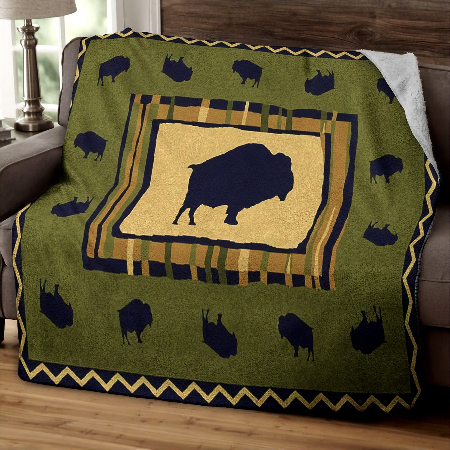 Buffalo HT220804TT Sherpa Fleece Blanket
