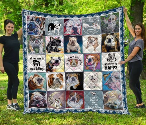 Bull Dog CLA0312606Q Quilt Blanket