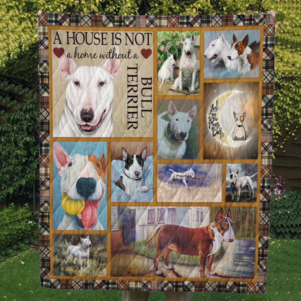 Bull Terrier CL10100081MDQ Quilt Blanket