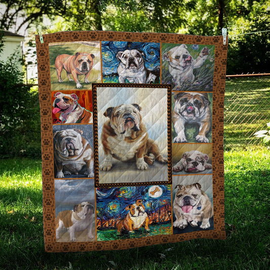 Bulldog CL10100082MDQ Quilt Blanket