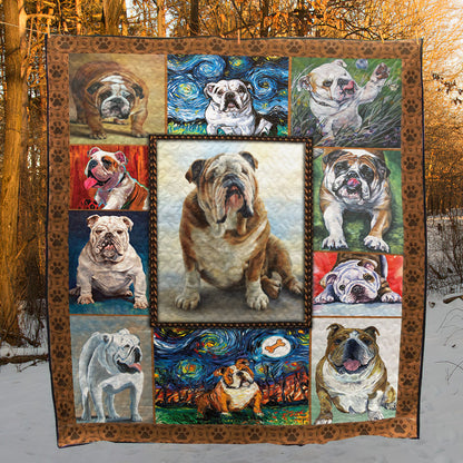 Bulldog CL10100082MDQ Quilt Blanket