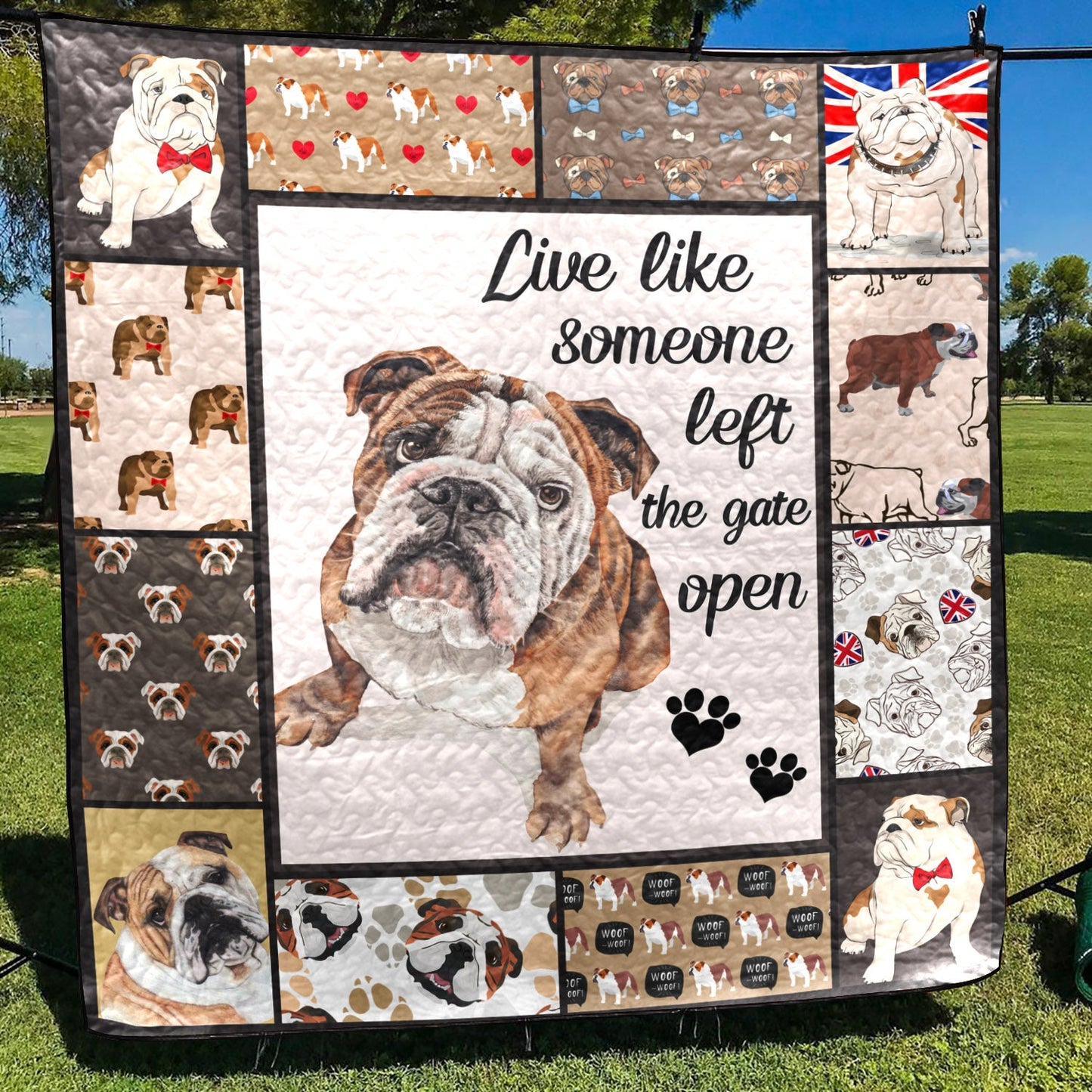 Bulldog YH3110395 Quilt Blanket