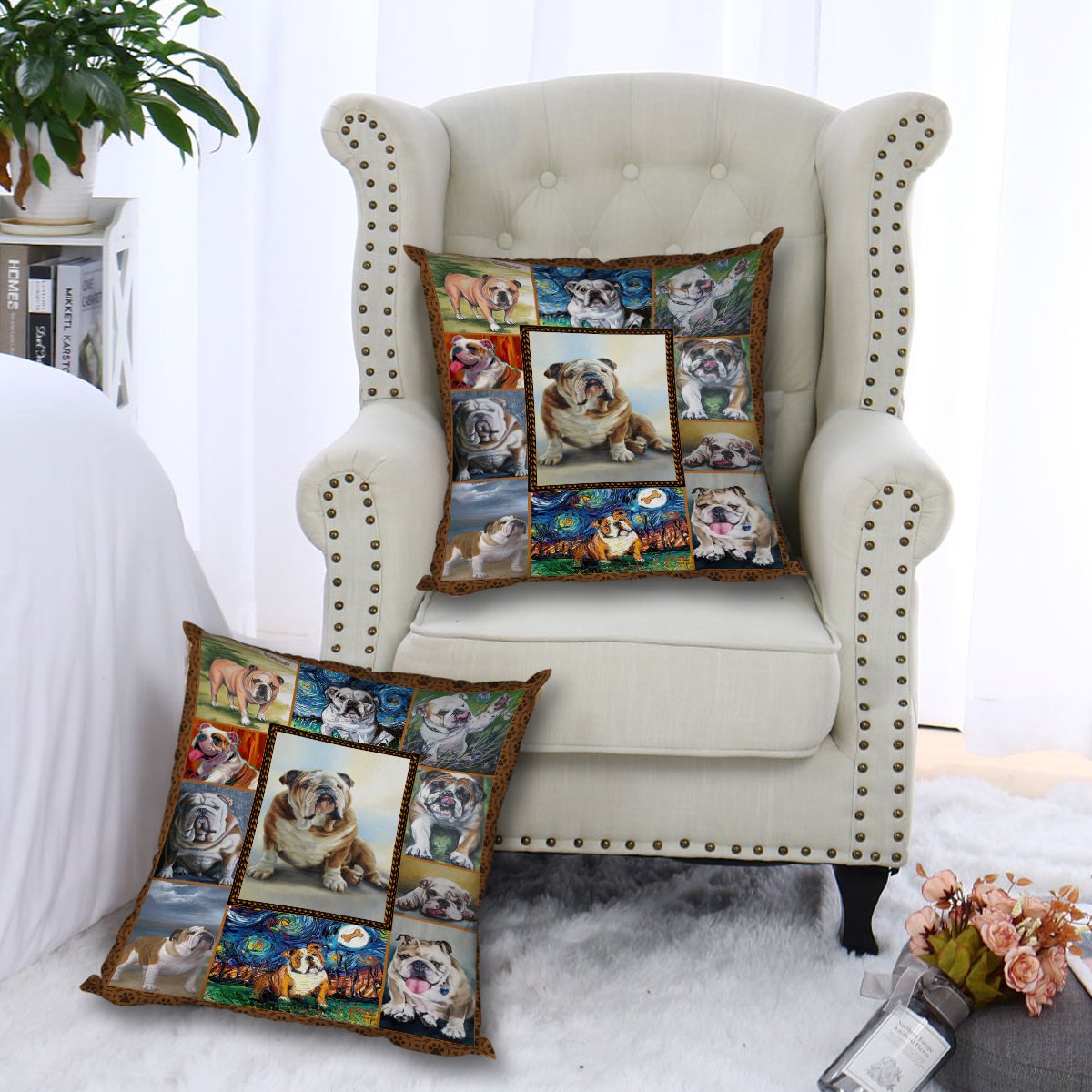 Bulldog CL010100080MDP Throw Pillow Covers