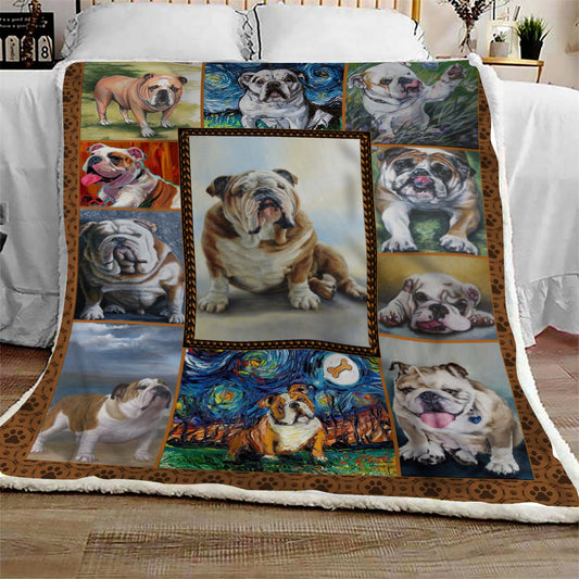 Bulldog CL10100081MDF Sherpa Fleece Blanket