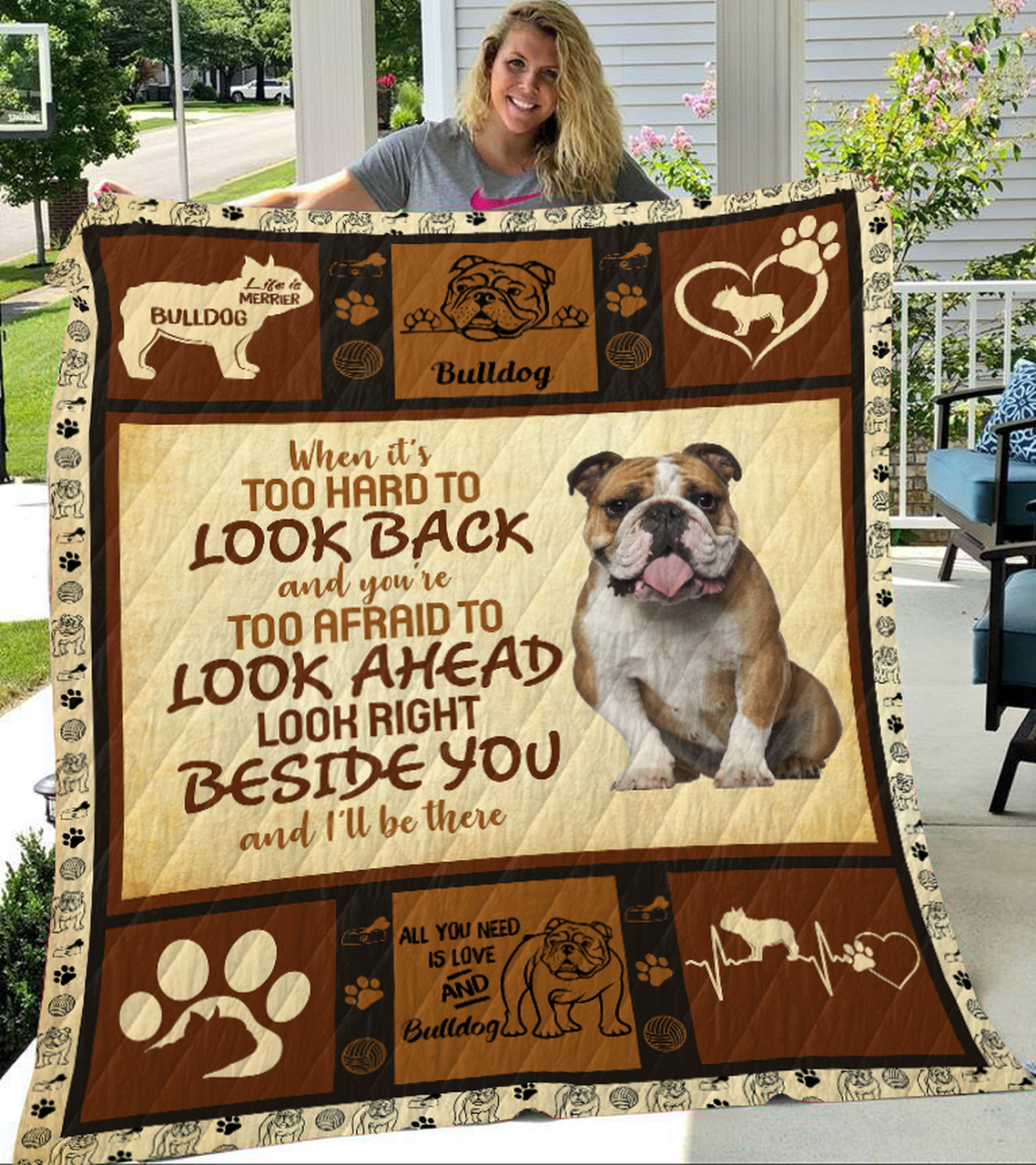 Bulldog CLM0211044 Sherpa Fleece Blanket