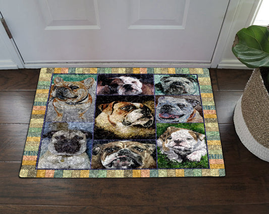 Bulldog Dog CL31100123MDD Non-slip Door mats