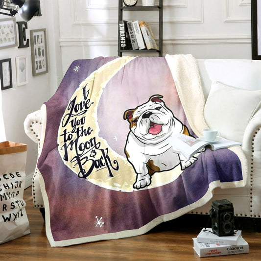Bulldog HM0611013TT Sherpa Fleece Blanket