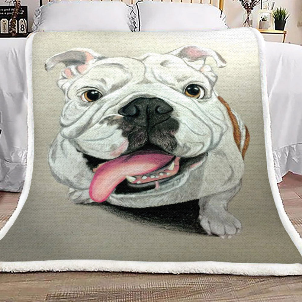 Bulldog NN1909032TT Sherpa Fleece Blanket