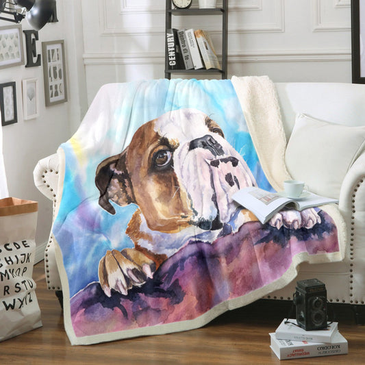 Bulldog TN060913TT Sherpa Fleece Blanket