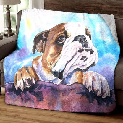 Bulldog TN060913TT Sherpa Fleece Blanket