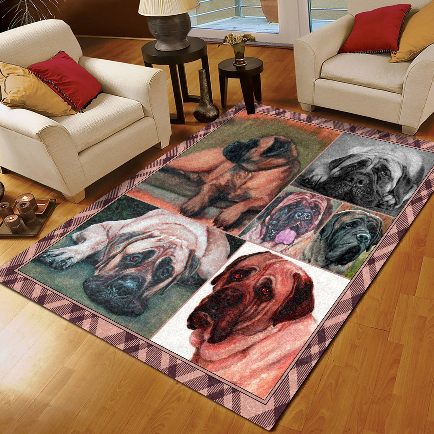 Bullmastiff Dog CL31100462MDR Rug