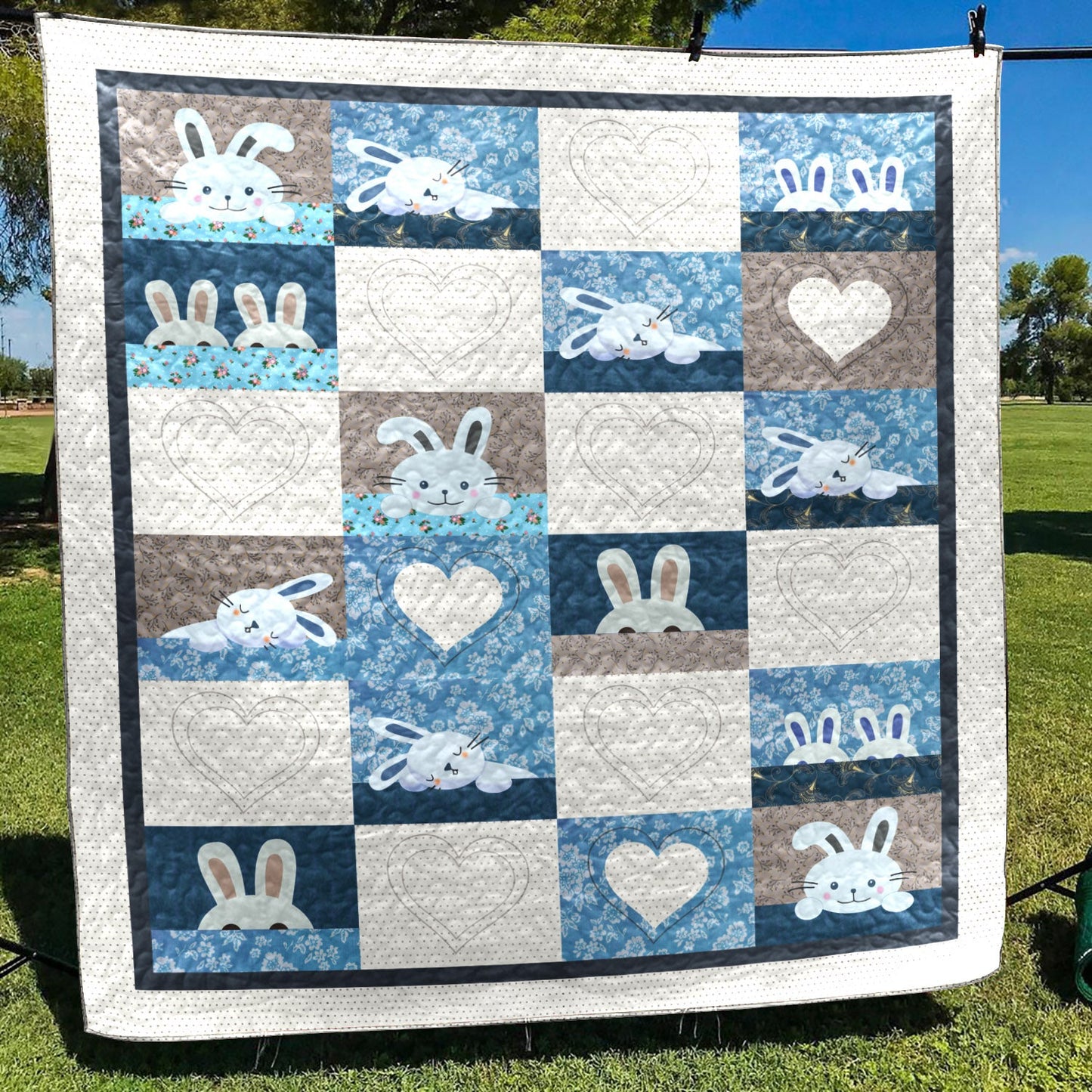 Bunny CLP1111049Q Quilt Blanket