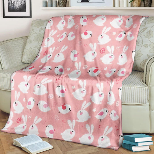Bunny Rabbits CLA1910649F Sherpa Fleece Blanket