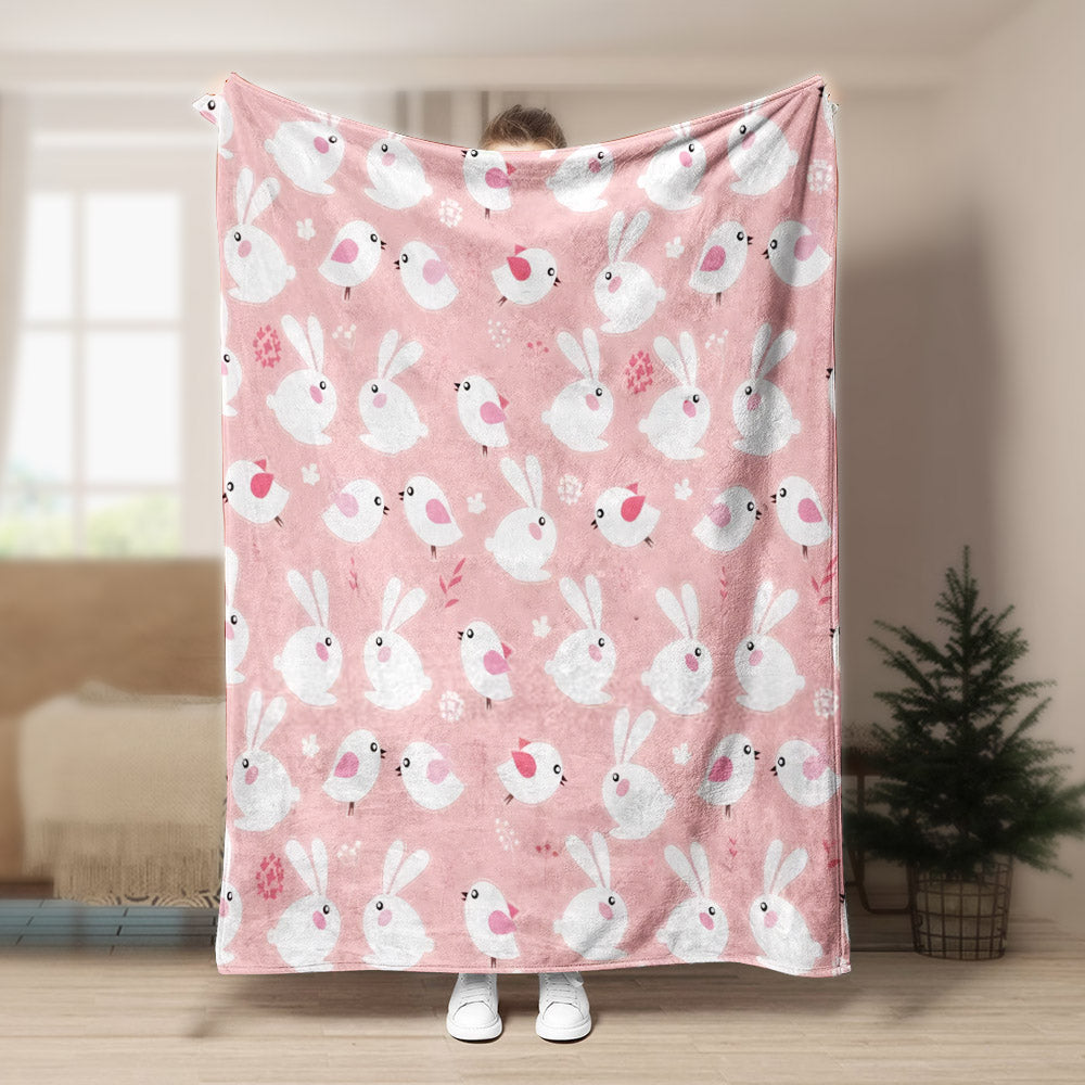 Bunny Rabbits CLA1910649F Sherpa Fleece Blanket