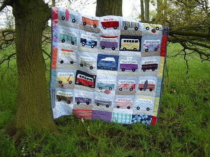 Bus CLP040724 Quilt Blanket