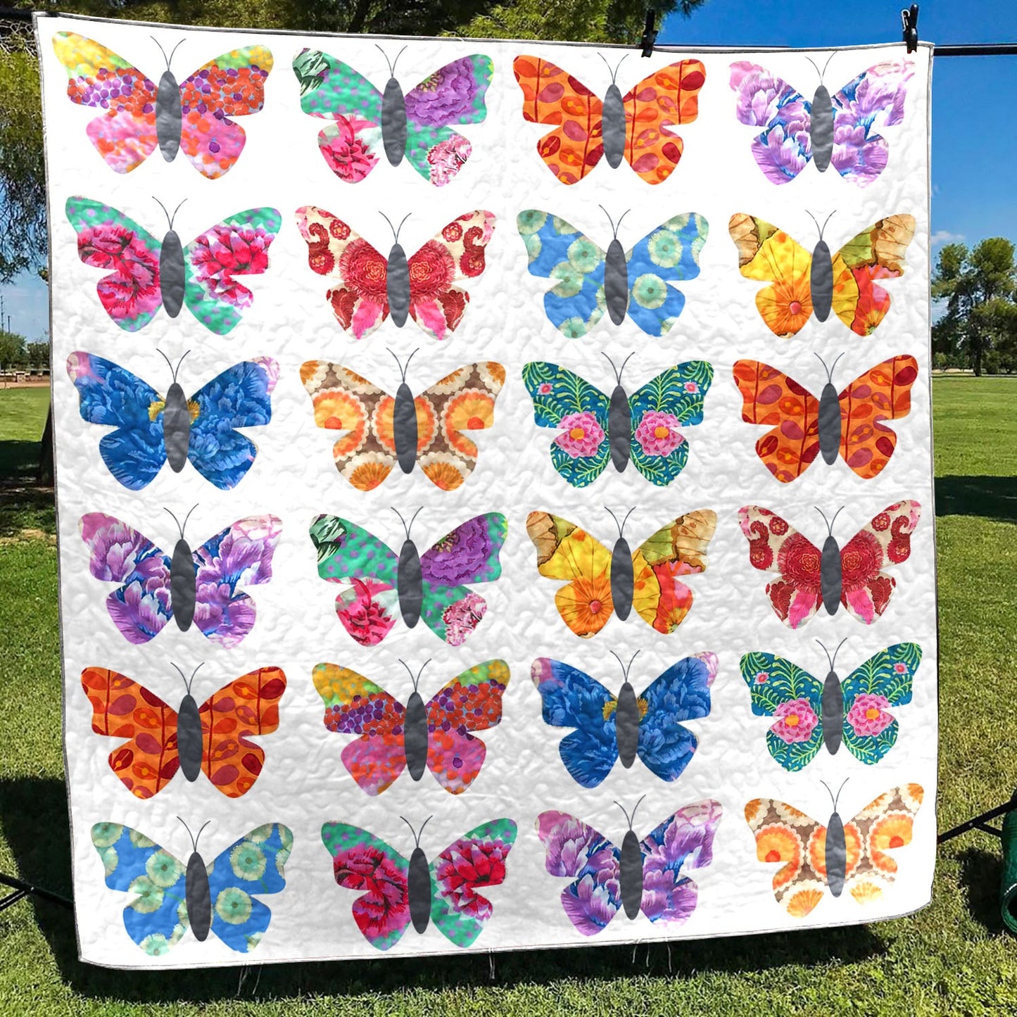 Butterflies CLA1210034Q Art Quilt