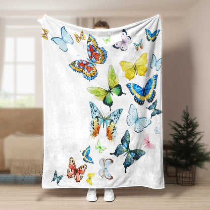 Butterflies CLA21100235F Sherpa Fleece Blanket
