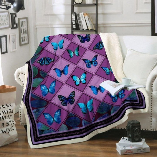 Butterfly BL150810F Sherpa Fleece Blanket