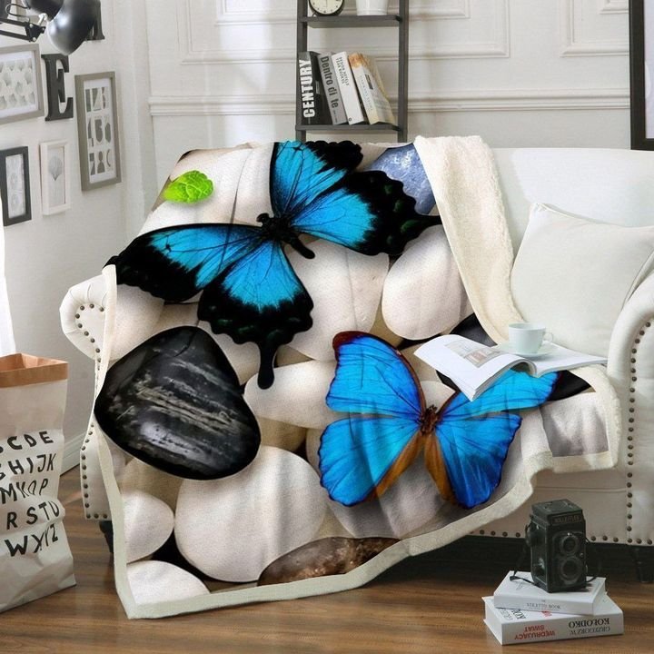 Butterfly BL160814F Sherpa Fleece Blanket