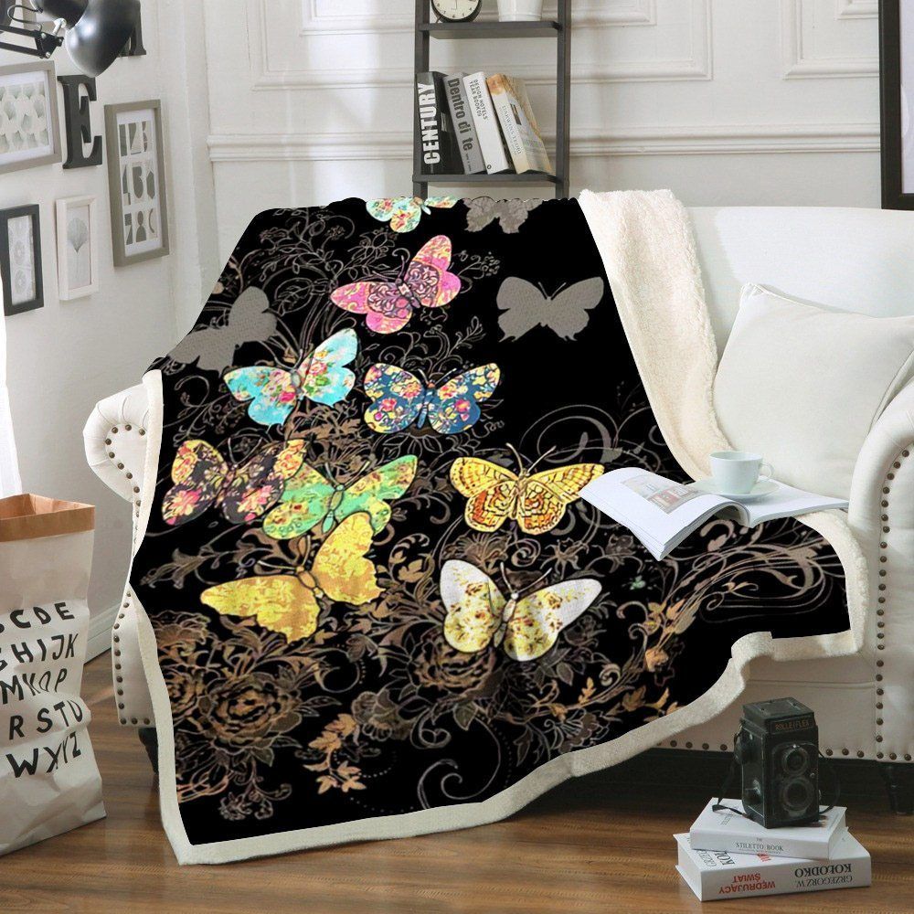 Butterfly BT150812F Sherpa Fleece Blanket