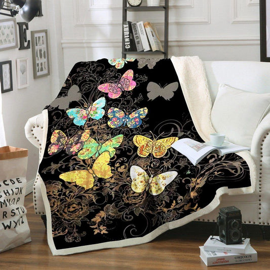 Butterfly BT150812F Sherpa Fleece Blanket