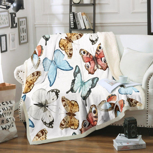 Butterfly BT170813F Sherpa Fleece Blanket